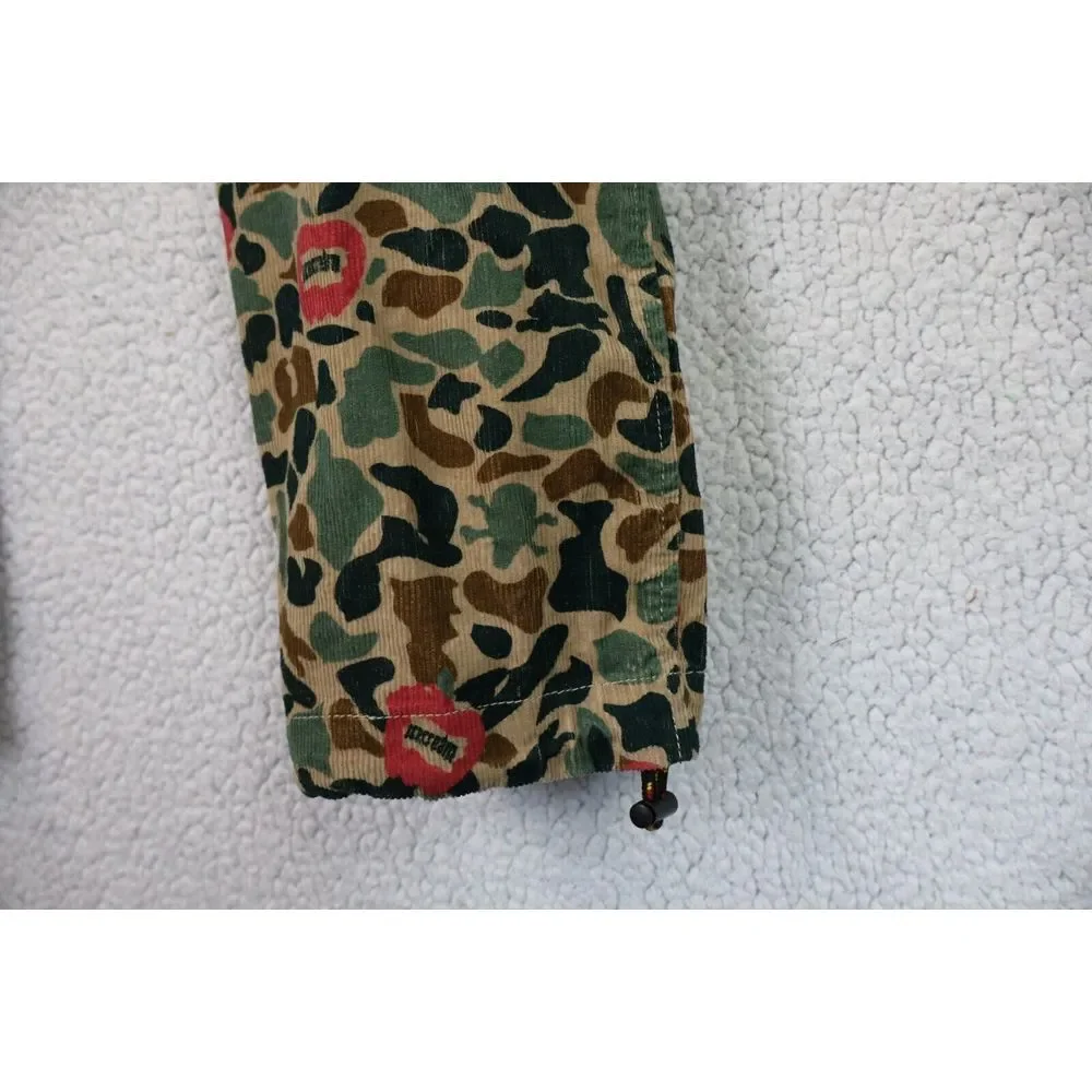 ICECREAM BBC Apple Pant 401-9106 Camo 2021 Size 40 Cargo Corduroy Green Red - Picture 13 of 13